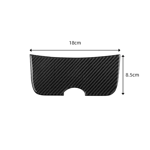 Imagen 2 del producto Panel de caja de almacenamiento de Control Central, pegatina Interior modificada de fibra de carbono para Mazda RX8 RX-8, 2004-2008, accesorios