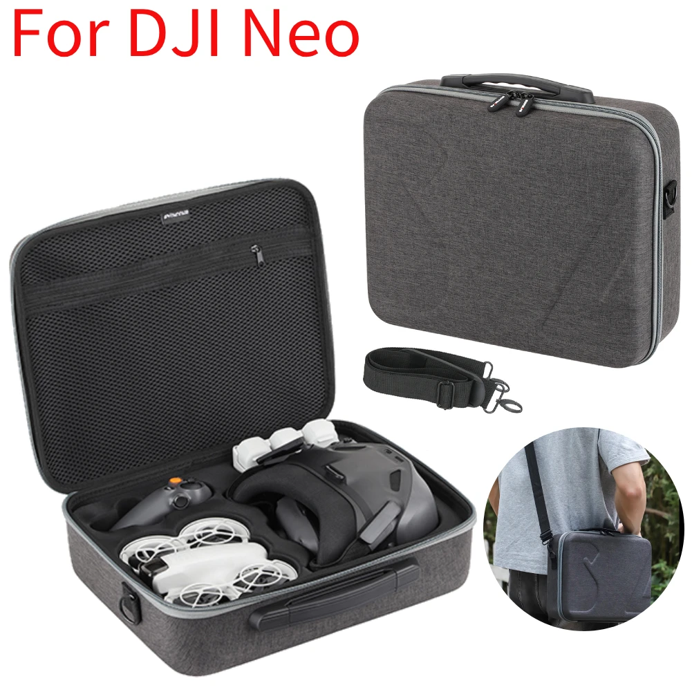 Carrying Case For DJI Neo Drone Goggles N3 and Batteries Portable Travel Storage Bag Protective Case Large Capacity Storage Case