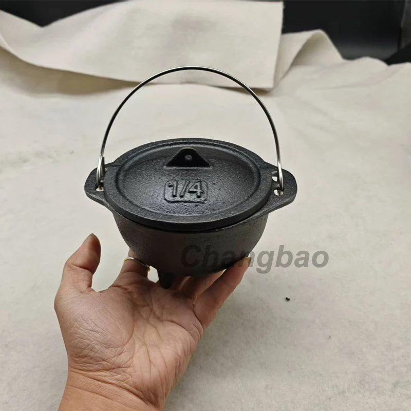 Cast Iron Three Legs Pot Ritual Pot for Burning Retro Home Decor Small Saucepan Baby Food Pot Magic Pot South Africa Cookware