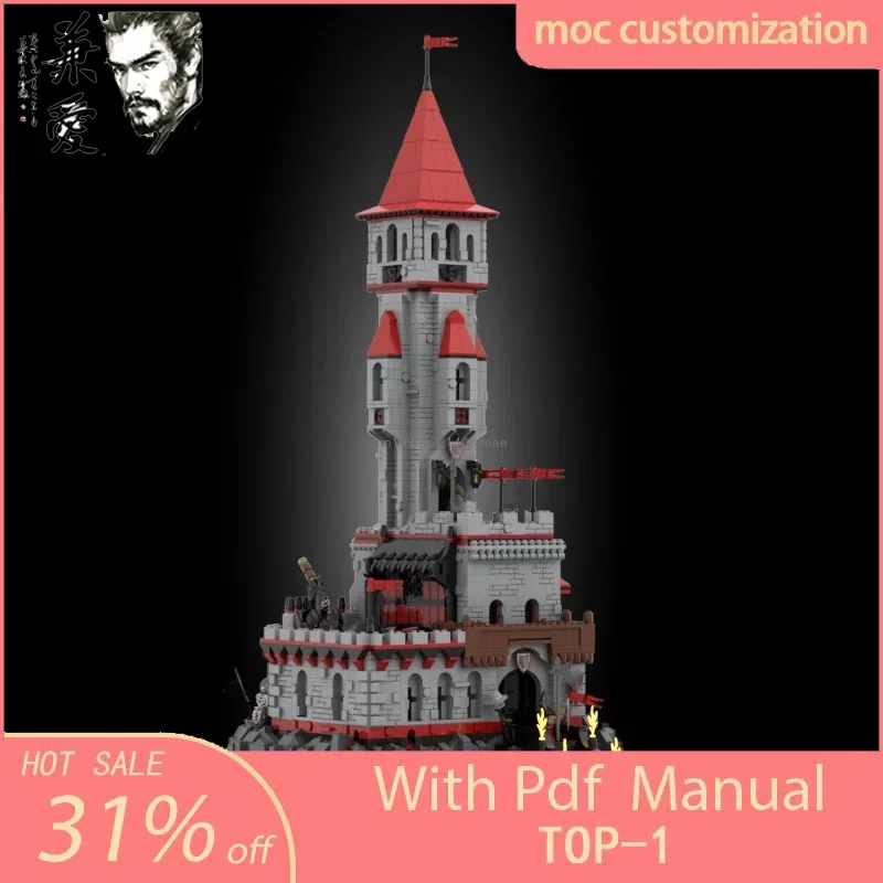 

5337 шт. MOC Castle Batlord, строительные блоки, наборы кирпичей, игрушки «сделай сам», подарки на день рождения для детей и взрослых, сборка, строительные блоки, игрушки 72652
