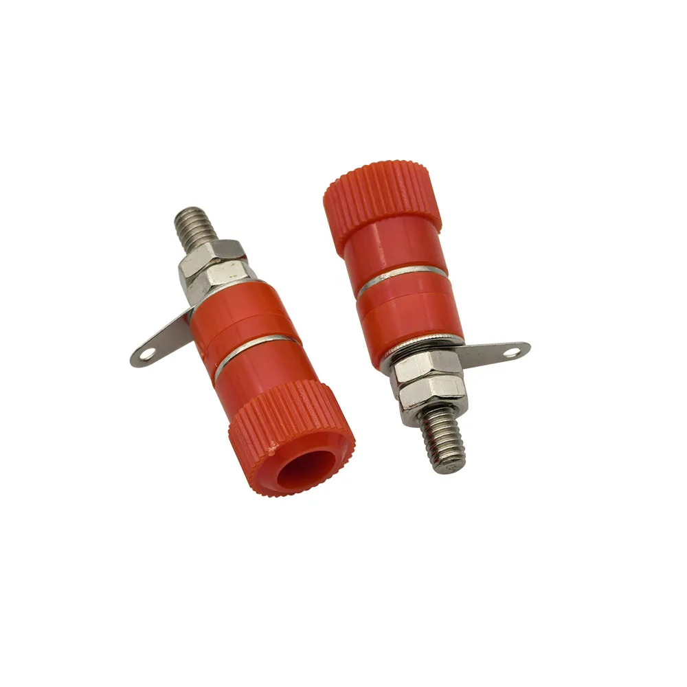 4mm Banana Socket Binding Post Terminal Connectors JS-910B Binding Posts Nut Panel Mount For Speaker Audio