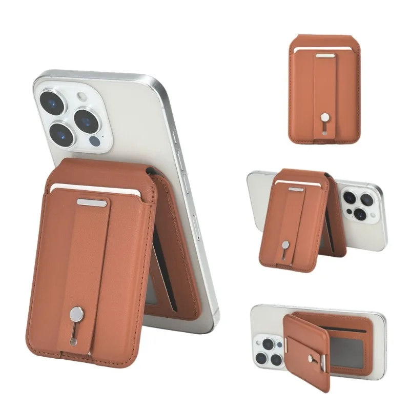 

for Magsafe Wallet with Full Find My Function Strong Magnetic for iPhone Wallet 3,000g Magnet Strength with Adjustable Stand