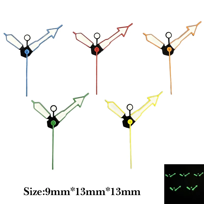 

NOOKIDA Green Luminous Watch Hands Watch Accessories for NH35/NH36/4R/7S Movement NH35 Hands Red Orange Yellow Green Bule