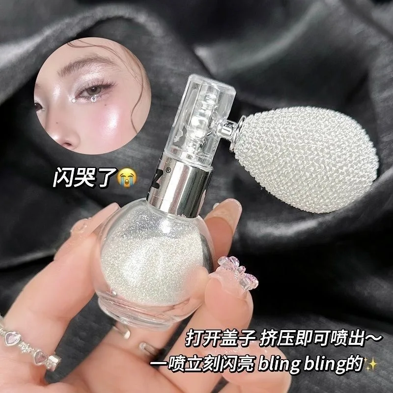 Text marker Puders pray Diamant Körper Flüssigkeit Highlight Hochglanz Glitter für Gesicht Körper Make-up Schimmer funkeln Puder Kosmetik