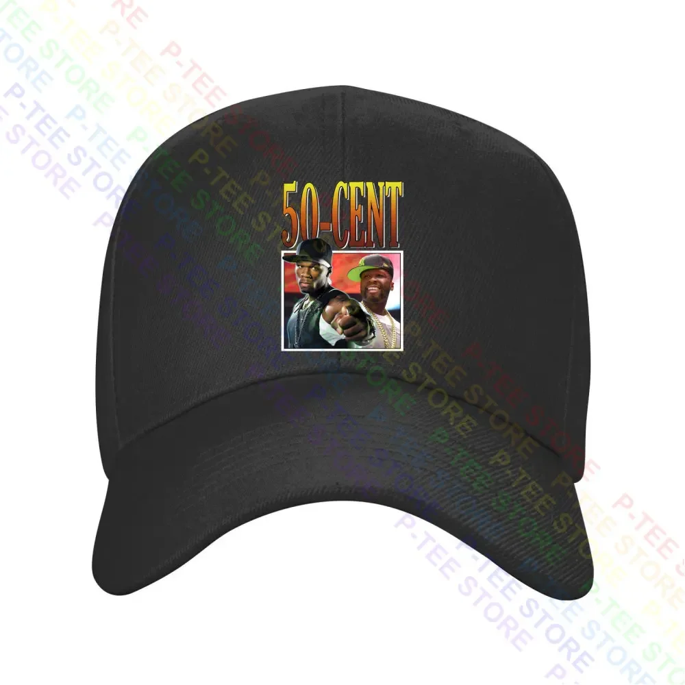 Fifty Cent 90S Style Present Music Rap Hip Hop 50 Cent Baseball Cap Snapback Caps Knitted Bucket Hat