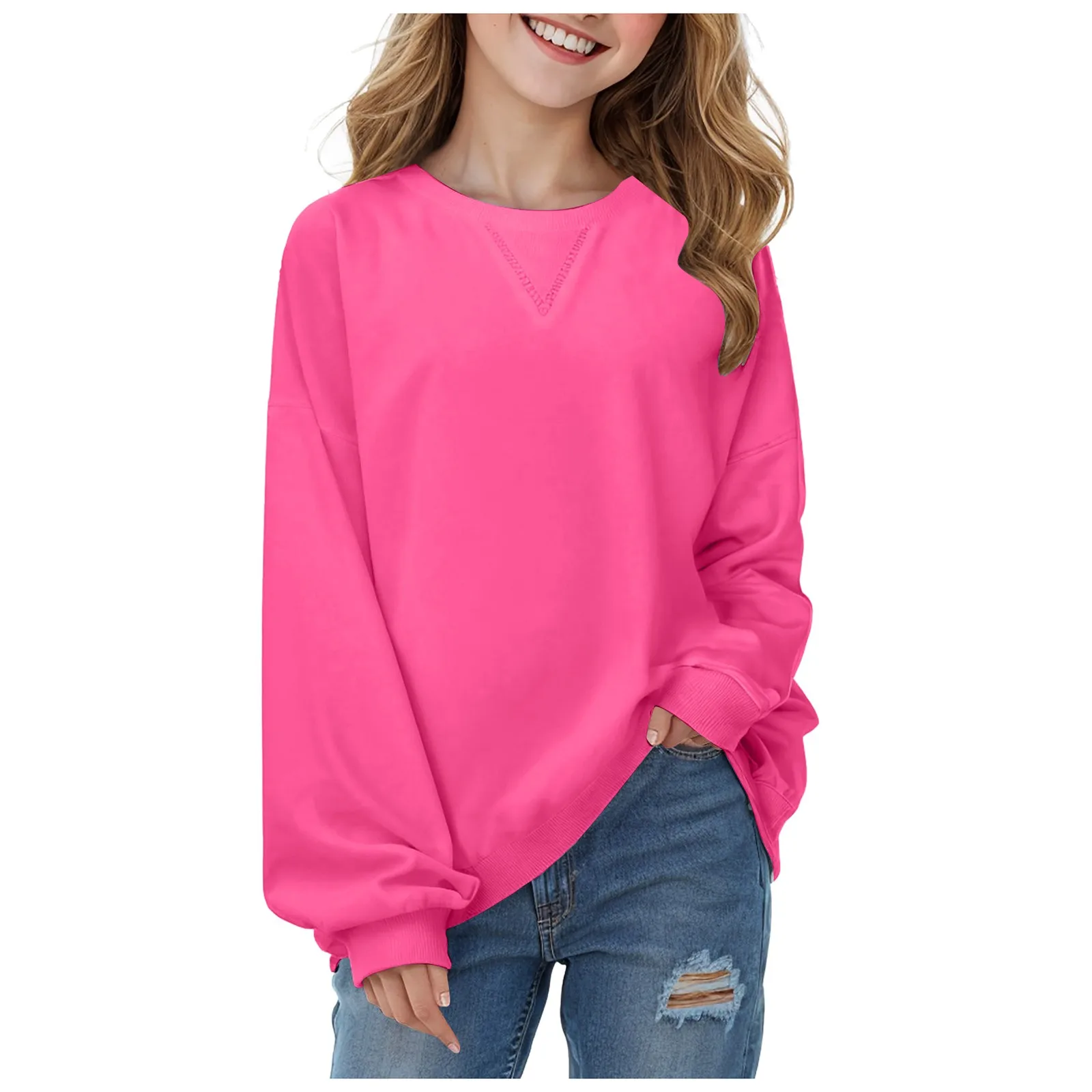 

Long Sleeve Shirt for Kids Girls Long Sleeved Tops Comfortable Soft And Fashionable Solid Color Infant Girl Long Sleeve Top