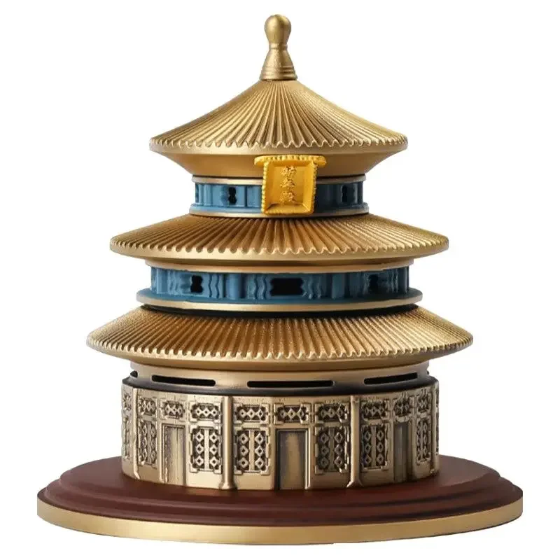 Incense burner ornament Panxiang ancient style tea room base vertical incense burner household ornament