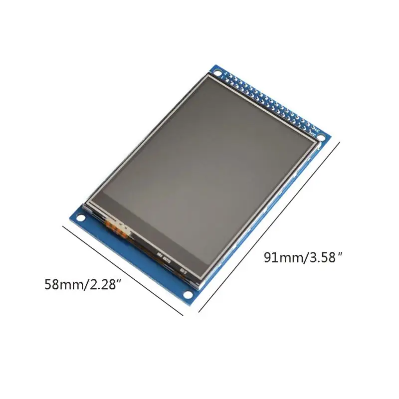 Resistenza allo schermo LCD TFT da 3,2 pollici con modulo SPI 320x480 per pannello a sfioramento