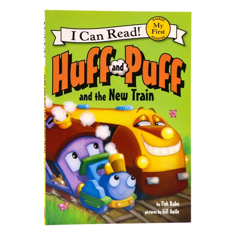 3 كتب/مجموعة، Huff and Puff My First I Can Read، كتب الأطفال الذين تتراوح أعمارهم بين 3 4 5 6 كتاب قراءة باللغة الإنجليزية، كتب مصورة HJ-030