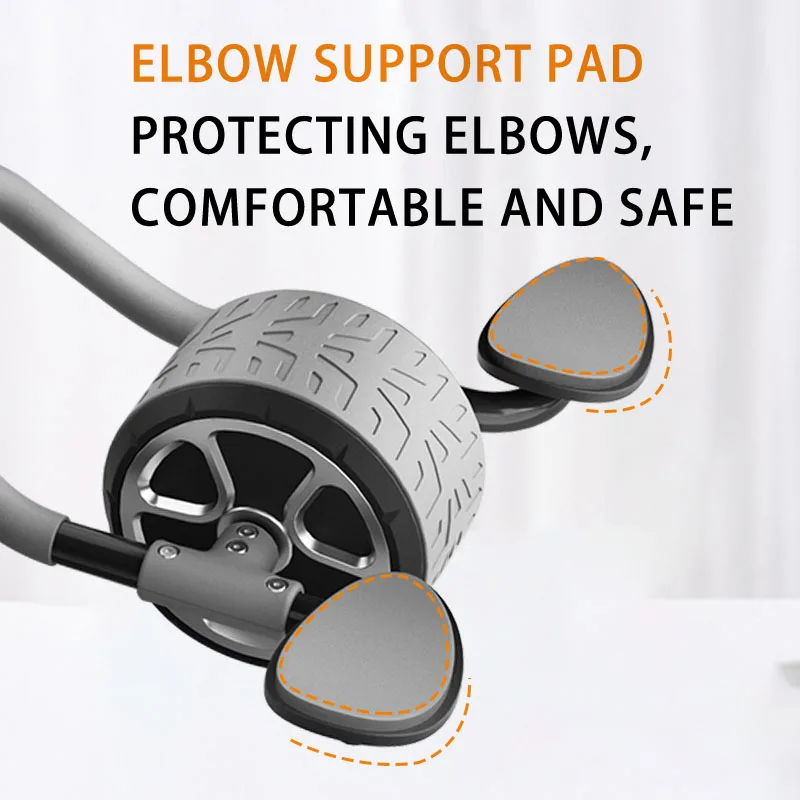2024 New Design Home Fitness Abdominal Roller PP Rebound Elbow Support AB Wheels roller with Kneeling Pad
