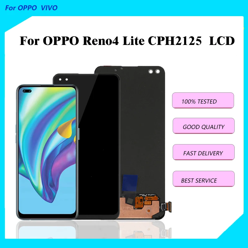 

Запасные части для OPPO Reno4 Lite LCD дисплей для OPPO Reno4 lite CPH2125 LCD