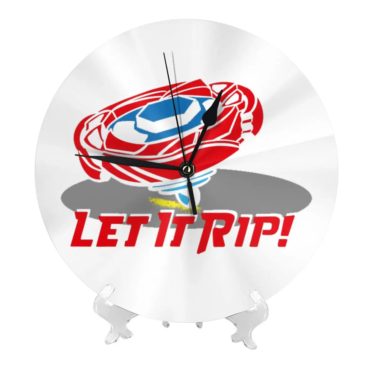 Beyblade Burst Let It Rip Wall Clock Room Decoration Silent Round Clock for Bedroom Living Kitchen Home