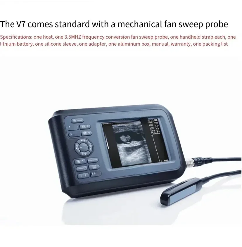 Ultrasonic Diagnostic Instrument V7 Medical Equipment Professional Sonography Devices for Healthcare Practice