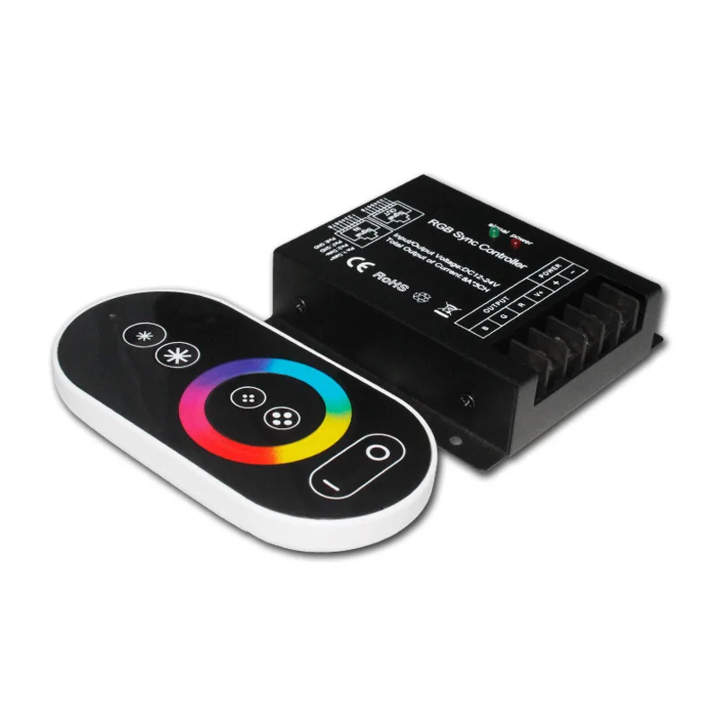 

Full Touch RGB Controller Synchronization LED Controller RGB Light Strip Dimmer