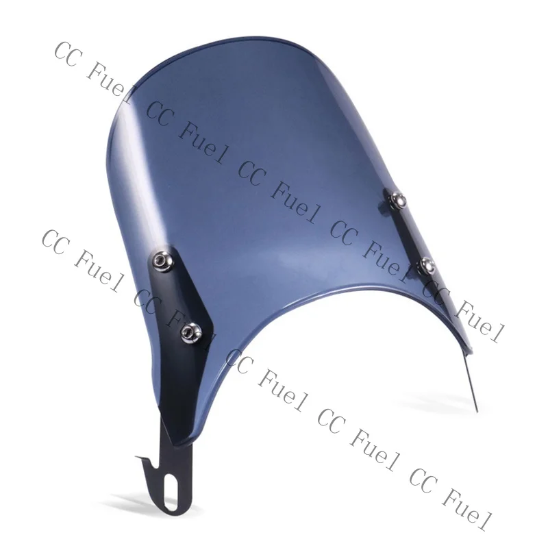 C+ For Suzuki Yamaha Motor 5-7'' Headlight Windshield Windscreen Fairing  Blue