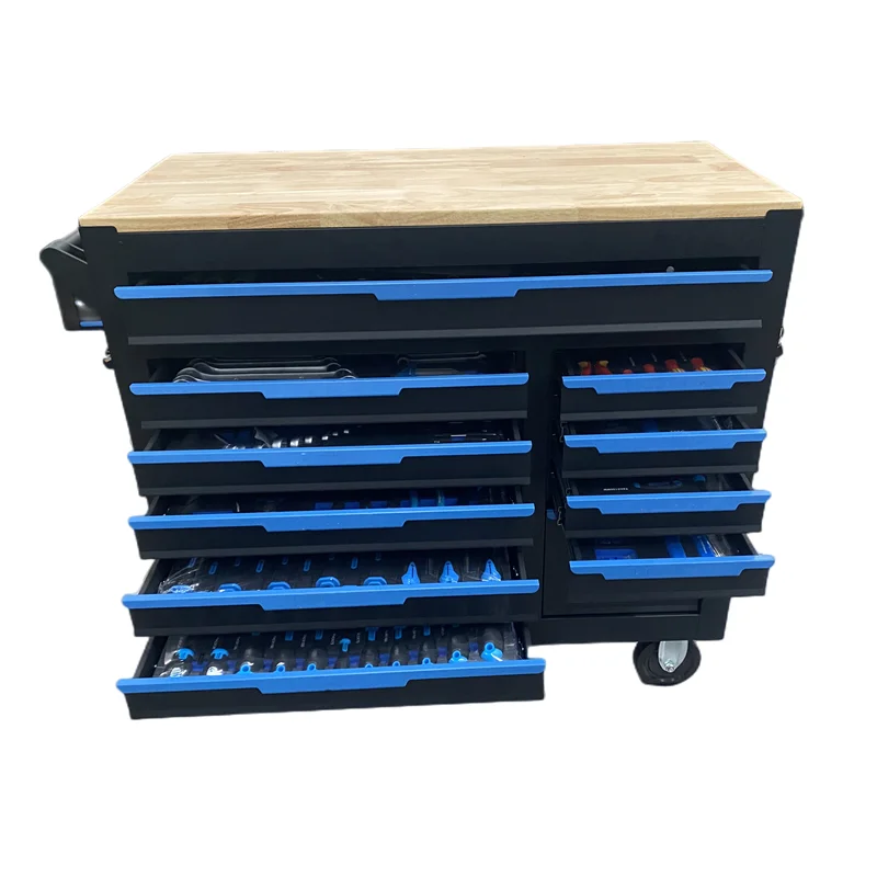 

Rolling Toolbox with 7 Drawers Toolbox Tool Storage Organizer Cabinet with Key Lock for Garage Warehouse Repair Shop