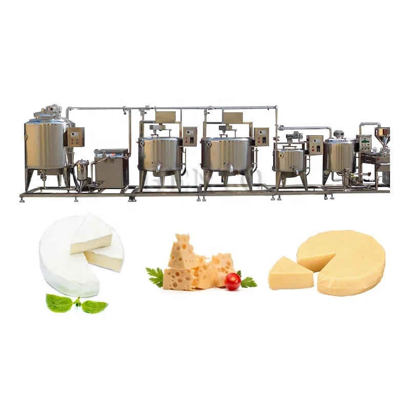 Línea de producción de queso de rendimiento estable/máquina para hacer snacks de queso/máquina para hacer queso en crema