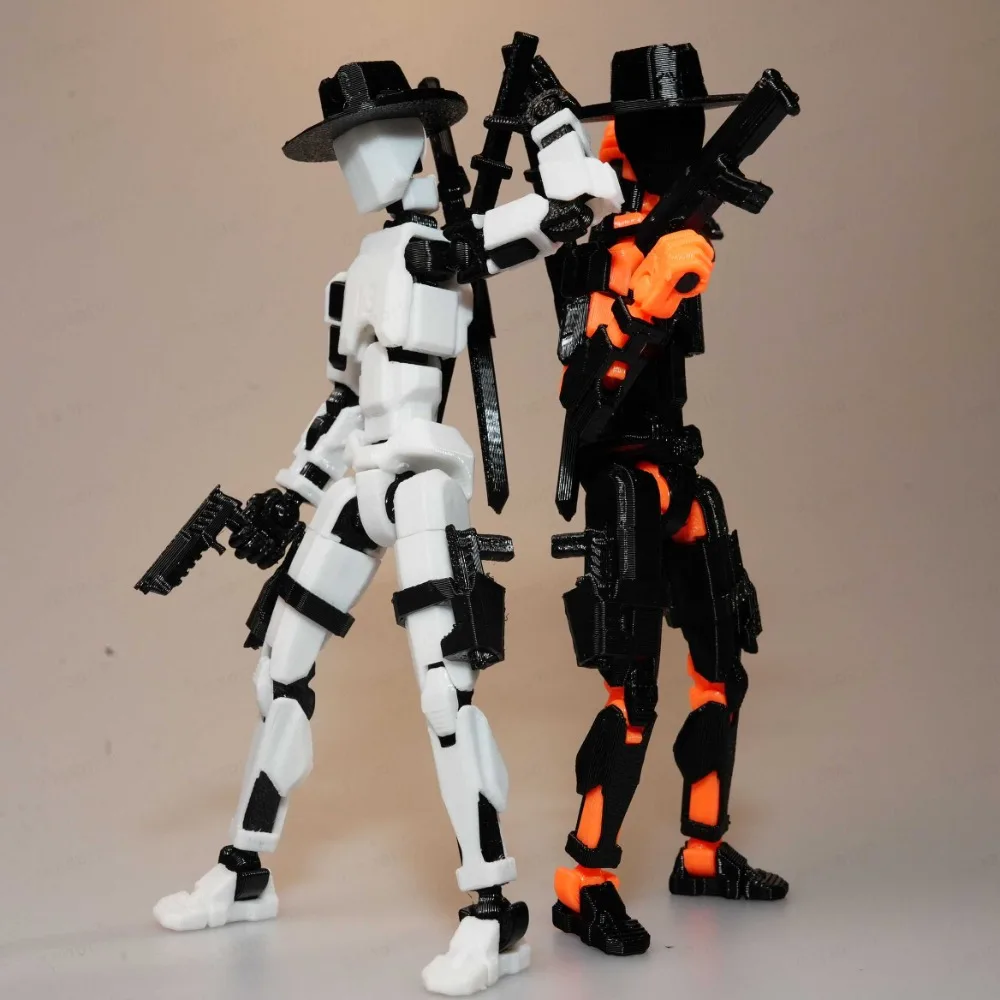 

3D Printed Figure Toys Anime Multi-Jointed Shapeshift Character Toys Action Figures Model Soldiers Ornaments Gifts Lucky 13