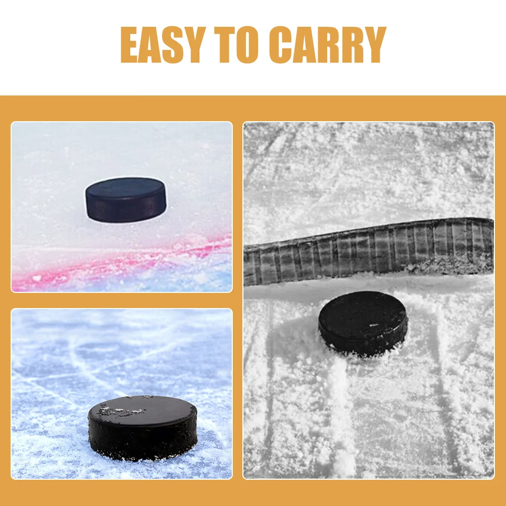 3 Pcs Hockey Training Supplies Ice Puck Ball Practical Sling Game Tabletop Air Outlet Pucks