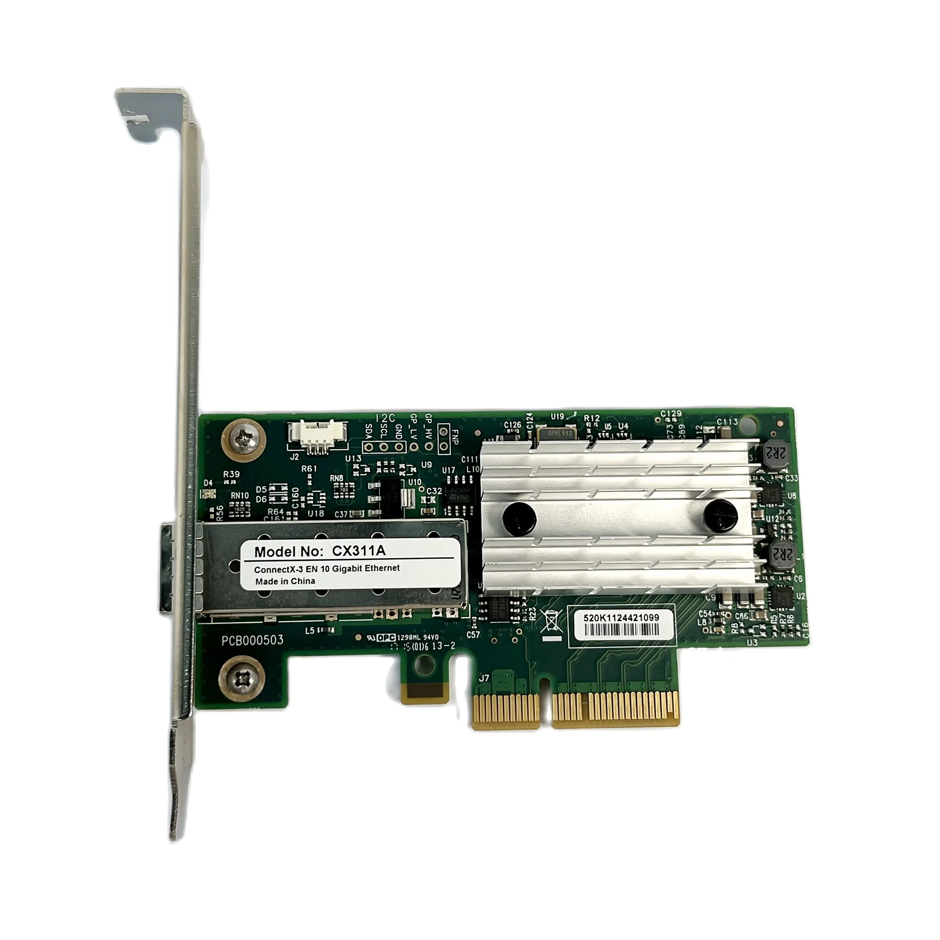 MCX311A-XCAT CX311A ConnectX-3 EN 10G Ethernet 10GbE SFP+ PCIe NIC Adapter Network Adapter High Profile For Mellanox