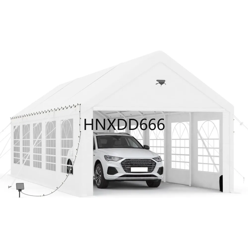 

Carports 10x30 Heavy Duty, Carport Canopy, Portable Car Port Garage with Clear Windows, Car Shelter All Weather