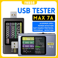 FNIRSI FNB58 USB Tester Voltmeter Ammeter TYPE-C Fast Charge Detection Trigger Capacity Measurement Ripple Measurement