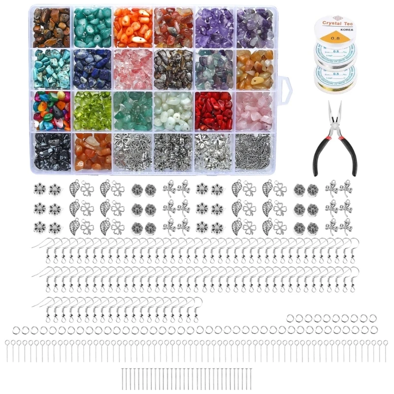 DIY Jewelry Crafts Beads Gravel Beads Irregular Stones Self Made Scattered Beads 40GB