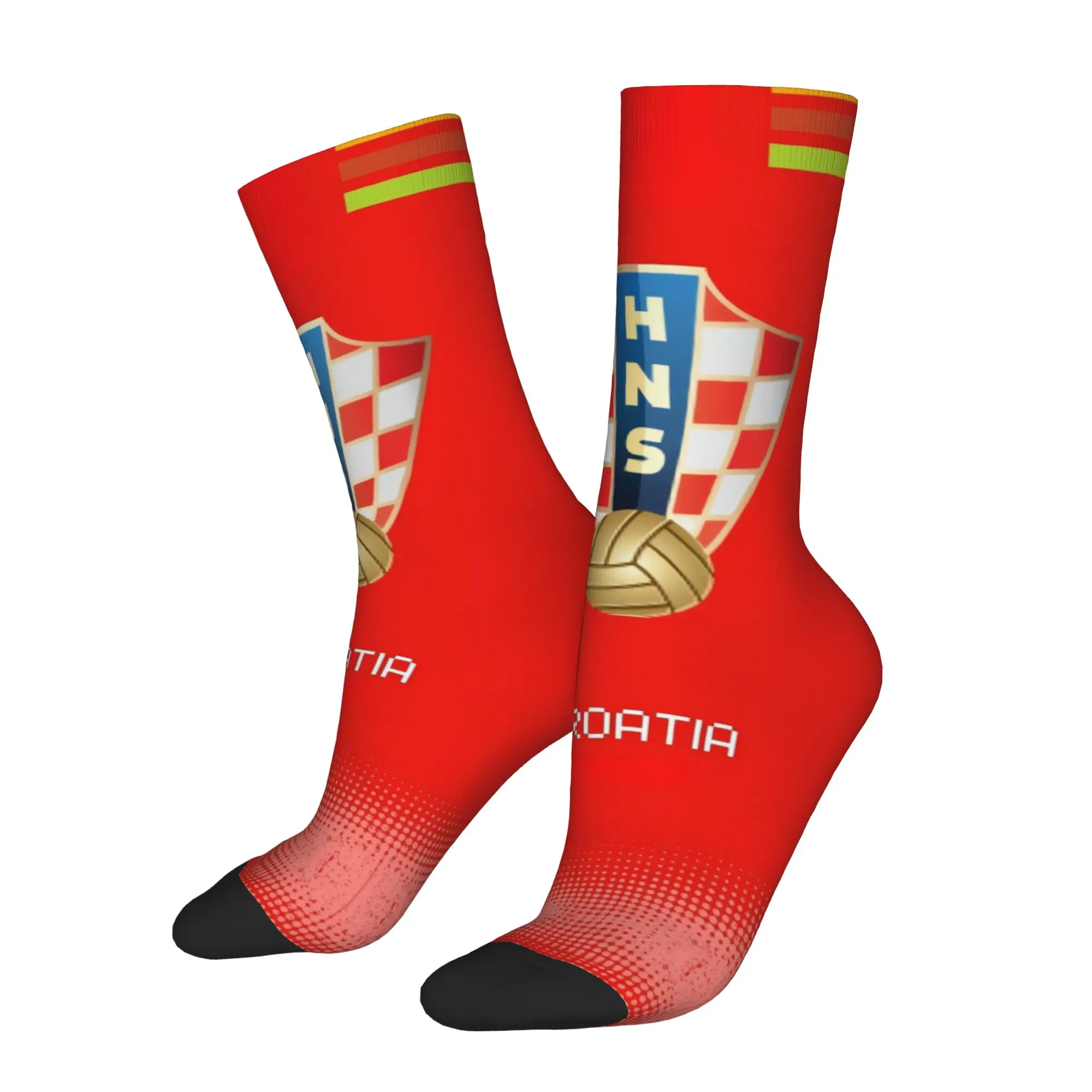 Hip Hop Vintage Croatia Crazy Men's compression Socks Unisex  Harajuku Pattern Printed Funny Sock Match Day Essentials