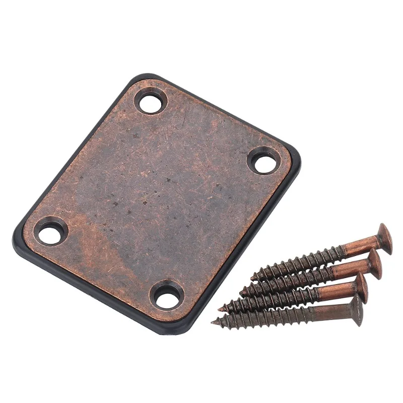 Bronze Electric Bass Guitar Reinforcement  Body Connecting  Steel Plate Neck