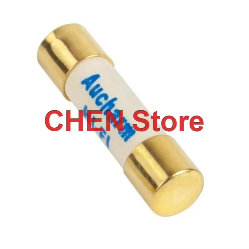 2PCS/lot Aucharm HIFI 250V 0.5A 1A 2A 3A 4A 5A 6A 7A 8A 10A 15A Gold plated silver alloy fuse tube free shipping