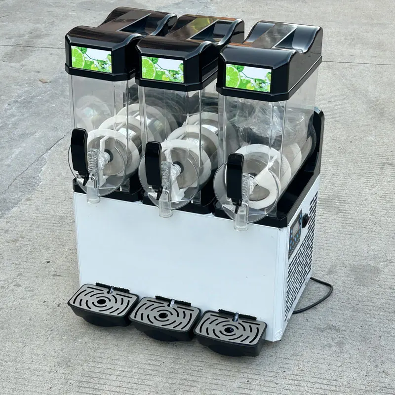 Commercial Snow Melting Machine Single Cylinder Double Cylinder Three Cylinder Automatic Cold Drink Snow Mud Machine