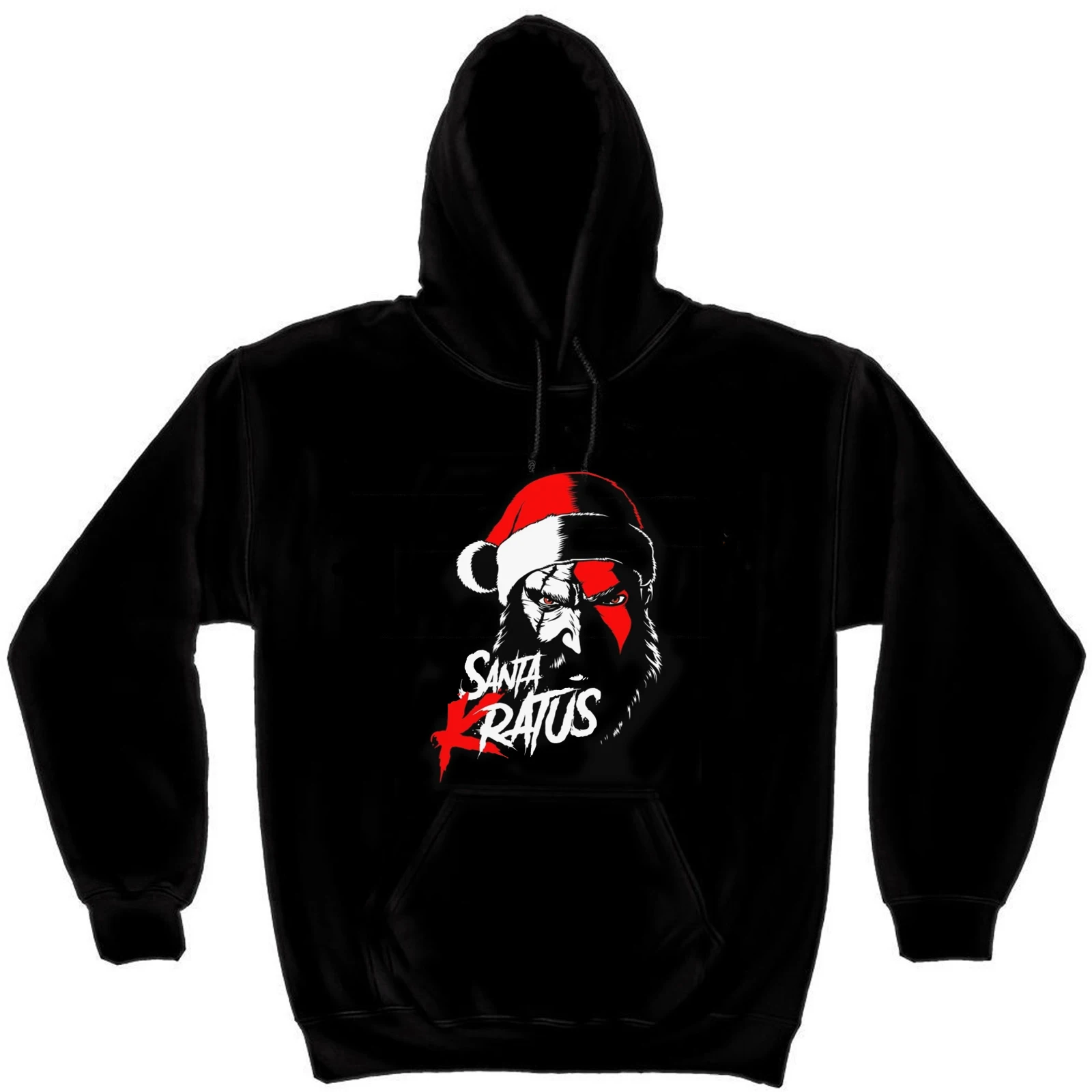 

Новинка пуловер с капюшоном Santa Kratus Новинка 100% хлопок Удобная Повседневная мужская толстовка модная уличная одежда