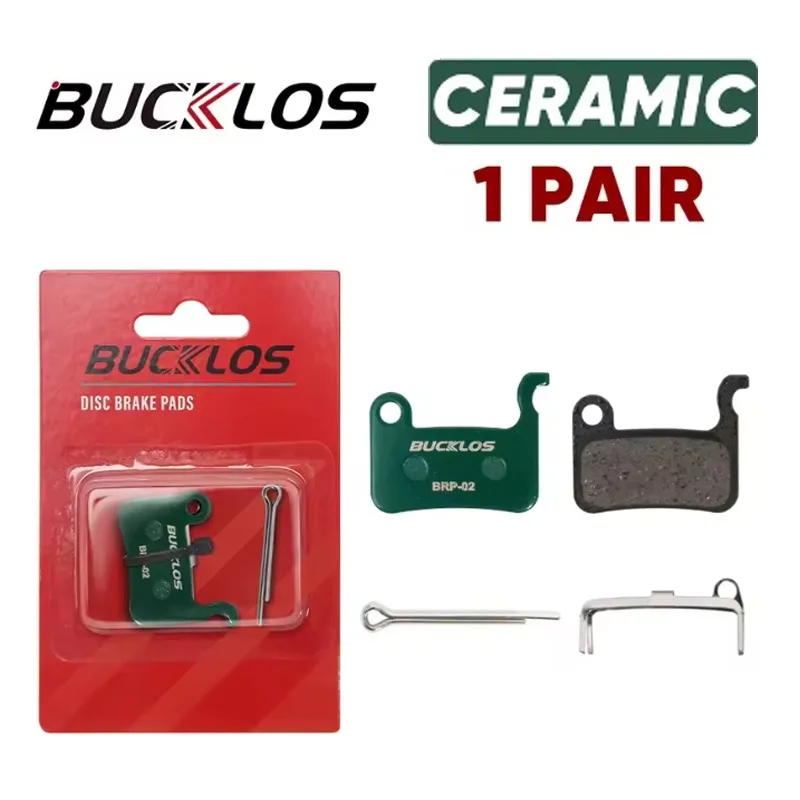 BUCKLOS Fiets Schijfremblokken voor SHIMANO A01S M06 M07 Slijtvaste Fiets Hydraulische Remblokken MTB Remblokken Fietsremmen