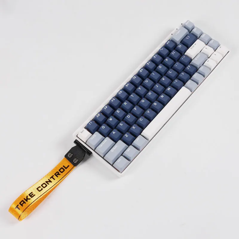 2025 New Keyboard Ribbon Wooding Ribbon Decorative Strap Pendant Magnetic Shaft Mechanical Keyboard Handle Strap Mad60 68he