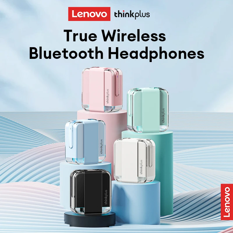 Original Lenovo LP51 TWS Wireless Bluetooth 5.4 Earphones Haft-In-Ear Ergonomic Earbuds Long Standby Noise Cancelling Headphones