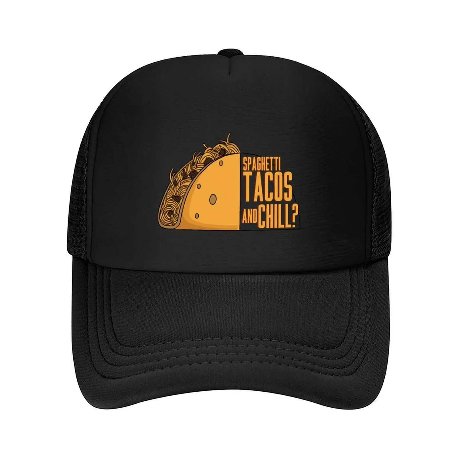 

Tacos and chill Baseball Cap Beach Bag Golf Cap Cosplay fashionable Women's Hats For The Sun Men's