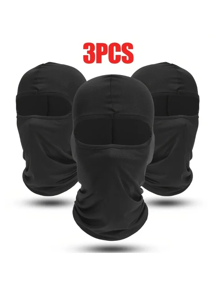 AliExpress NONE 3 Pieces Quick-dry Balaclava Sports Full Face Mask Soft Breathable Beanies Cycling Helmet Liner Running Hiking Fishing Hood Caps