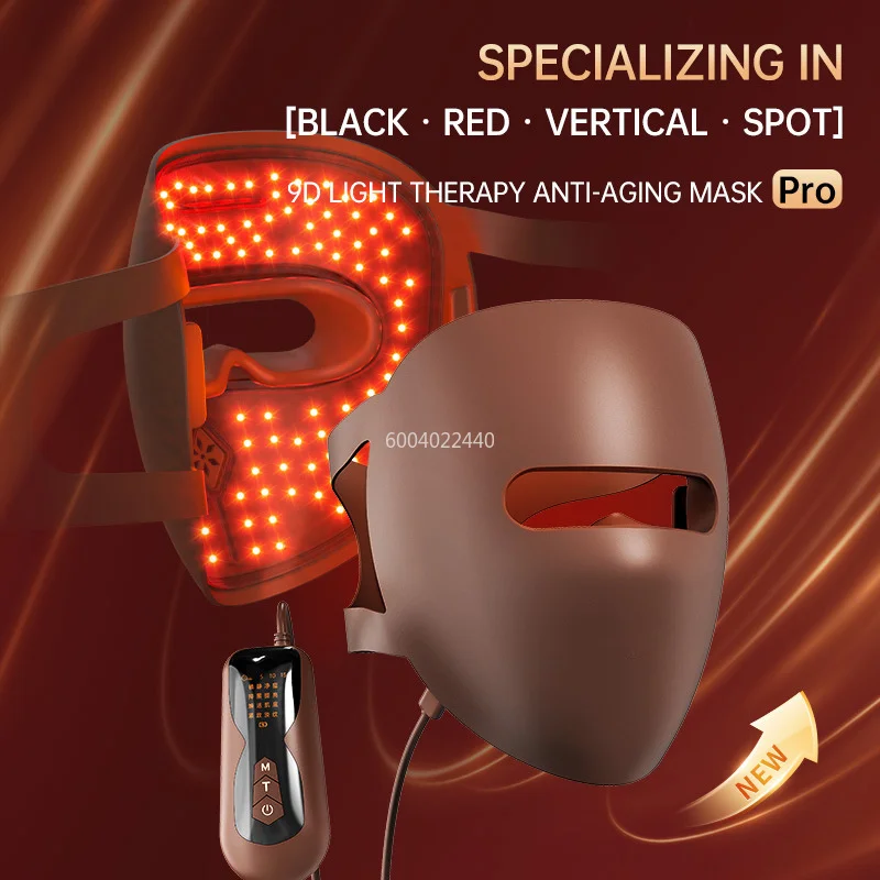 Home Use Red Light Therapy LED 4 Colors Facial Mask Skin Moisturize Rejuvenation Wrinkle Removal Anti Acne Shrink Pores Salon