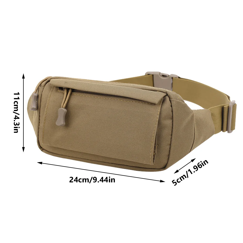 Waterproof Phone Pouch Fanny Pack for Men Adjustable Outdoor Sports Casual Bag Multifunctional Waist Pack Hiking Running Travel