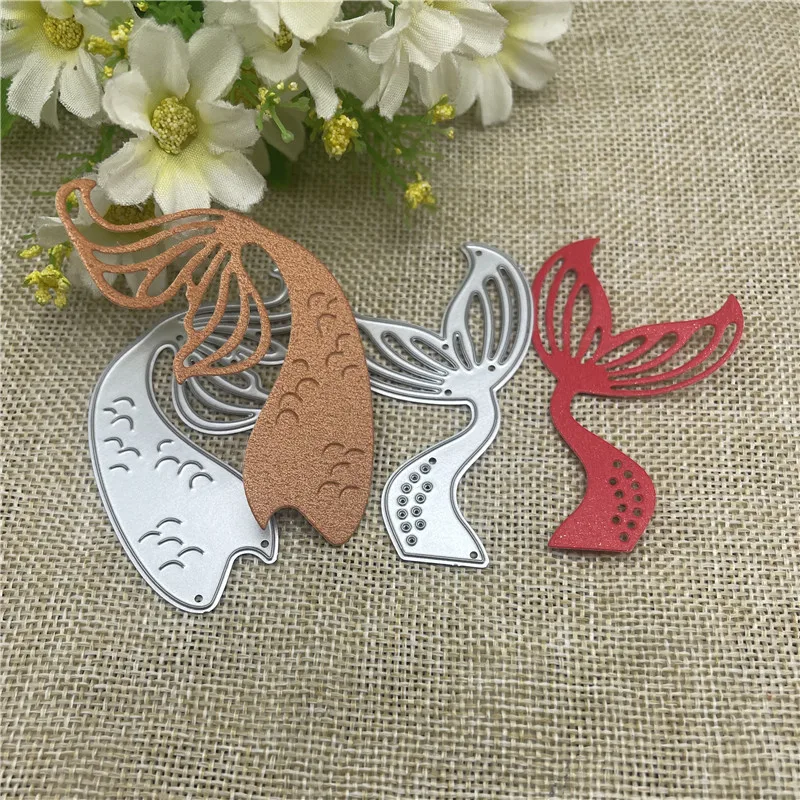 Fish tail of Frames Metal Cutting Dies Stencils For DIY Scrapbooking Decorative Embossing Handcraft Template