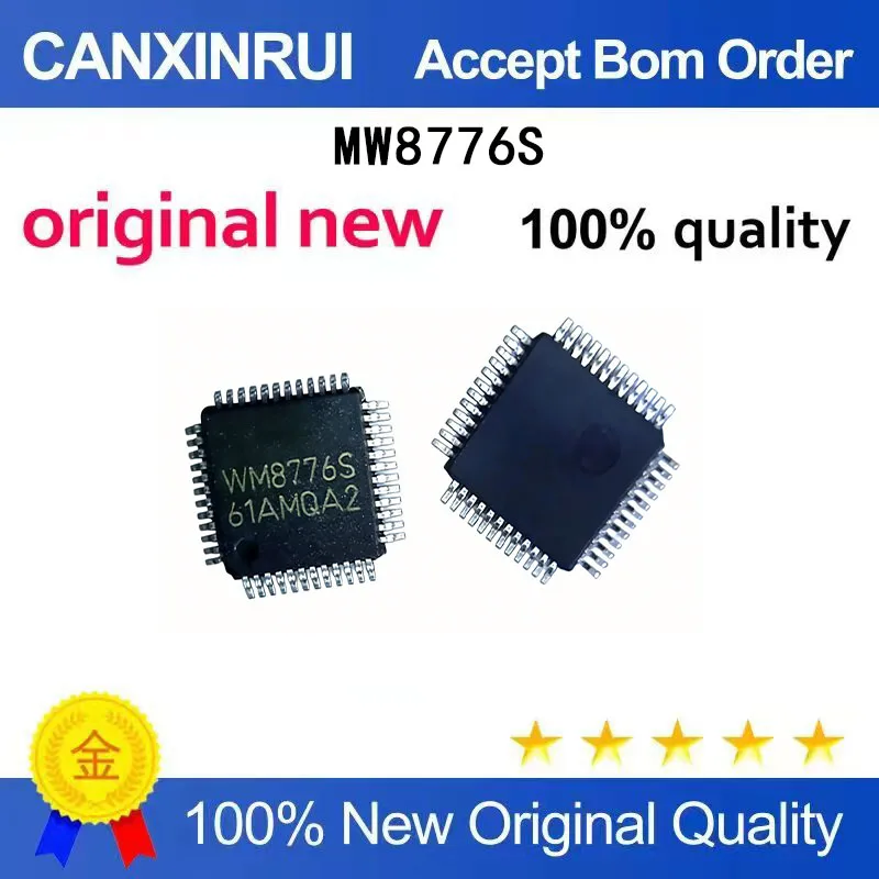 

(5-100 Pieces) Brand new stock MW8776S WM8776SET TQFP48