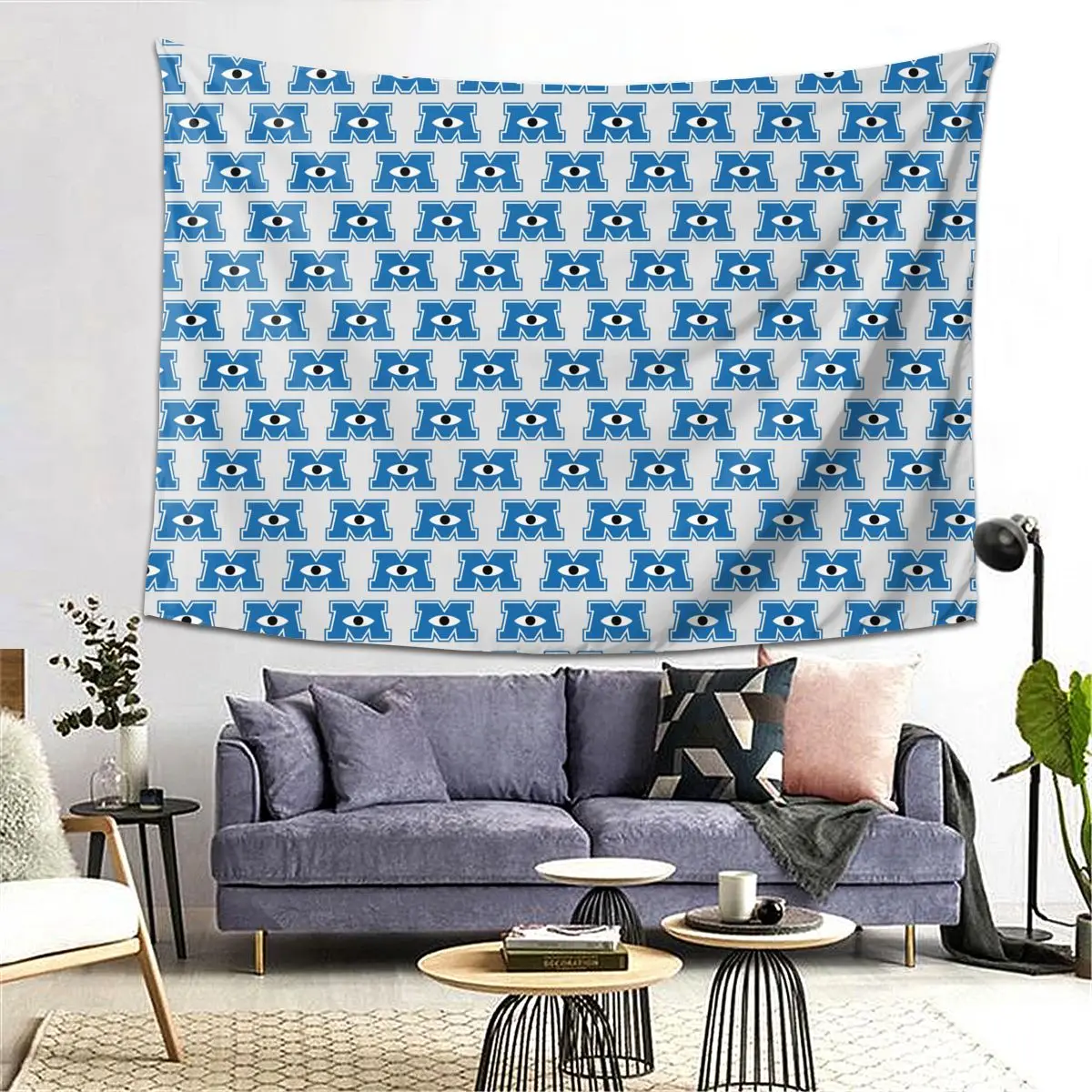 

Гобелен Университета монстров, декор, художественные эстетические гобелены для гостиной, спальни, дома, настенная ткань, настенная подвеска