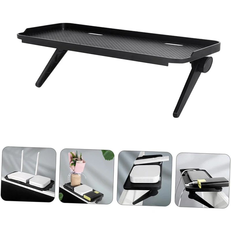 

Adjustable TV Screen Top Storage Shelf Computer Monitor Screen Top Storage Rack TV Media Box Router Shelf Rack Home Organization