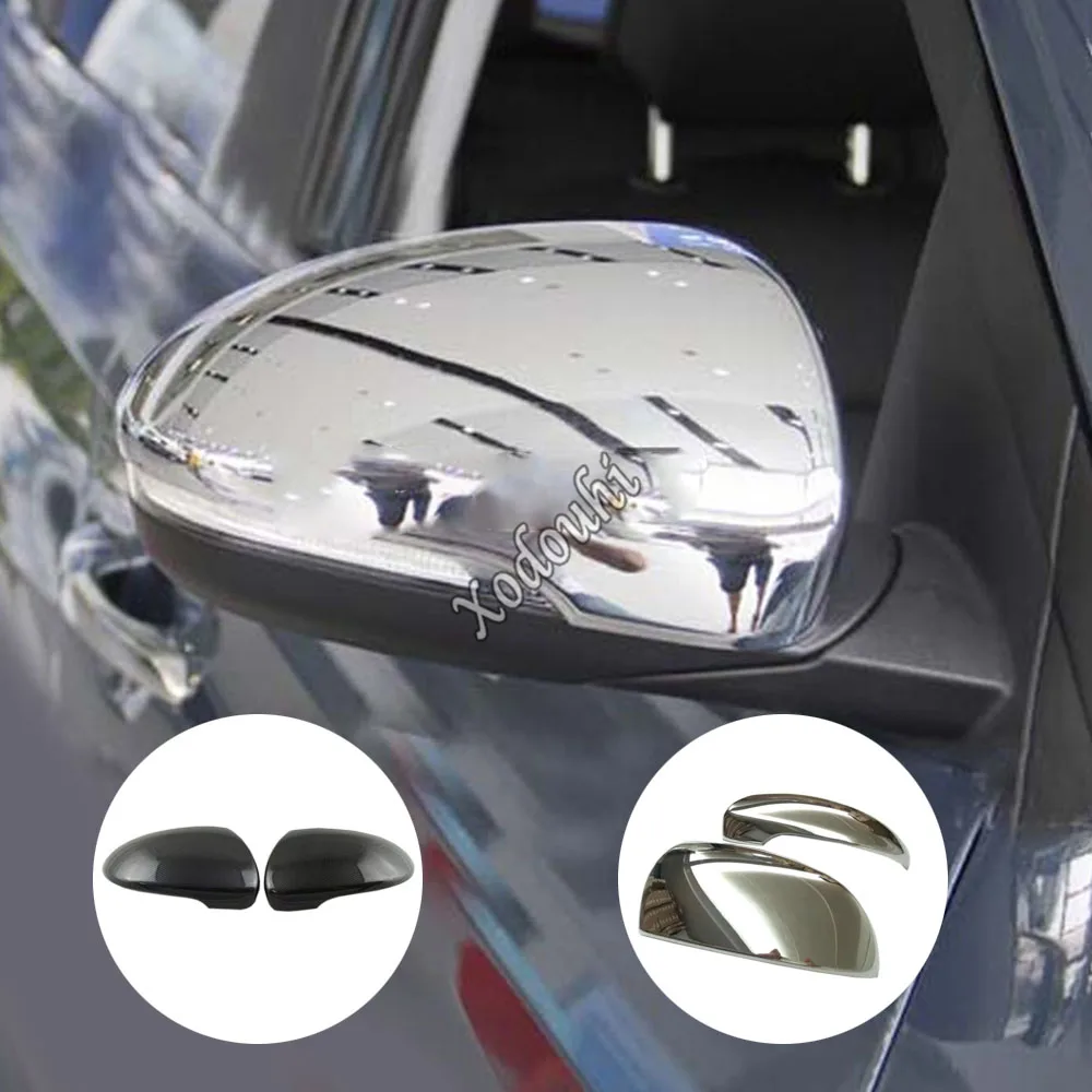 

For Hyundai Tucson 2015 2016 2017 2018 Car Styling ABS Chrome Rear View Eyebrow Side Glass Mirror Cover Trim Frame Stick 2PCs