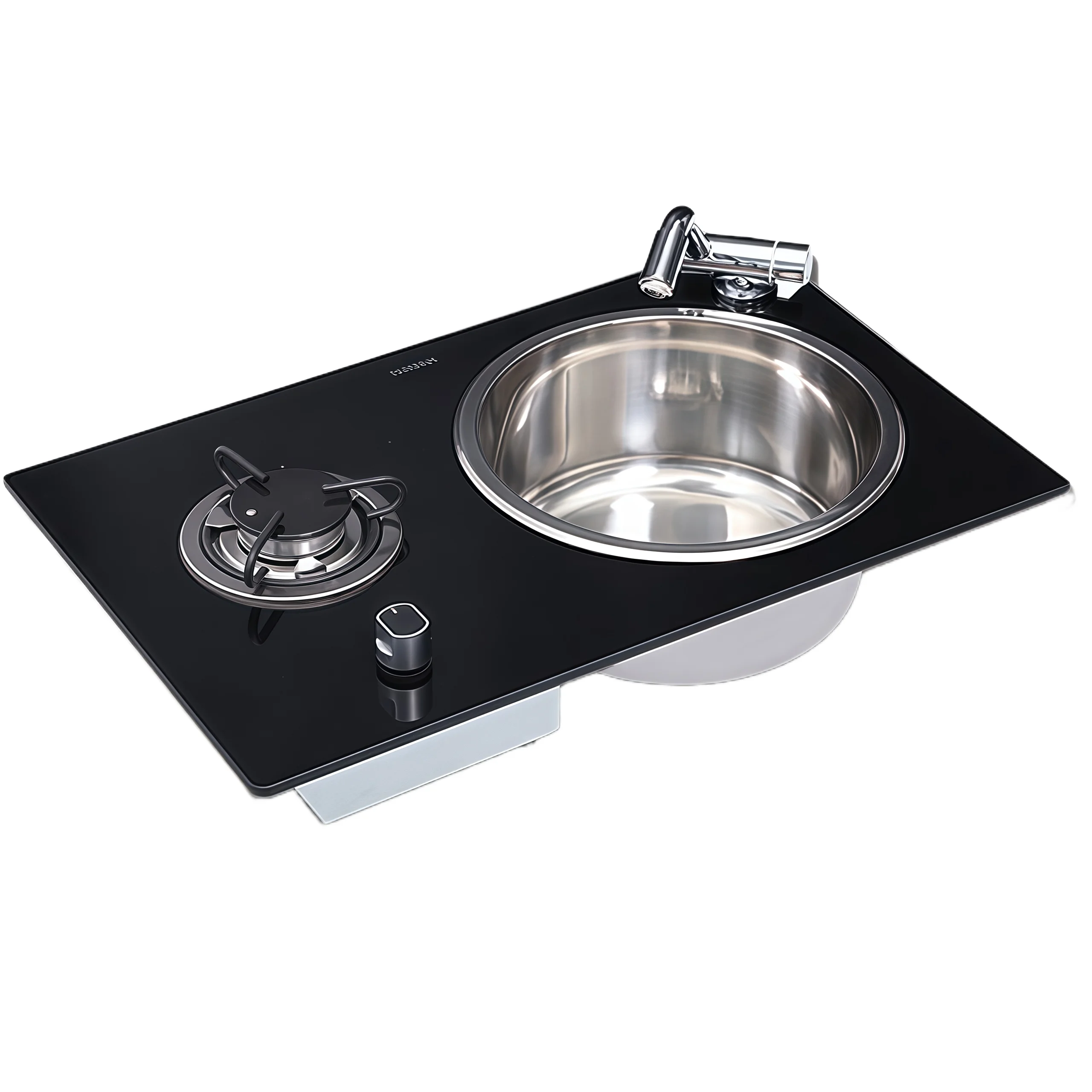 Rv Trailer Travel Gas Stove Integrated Gas Stove With Sink For Camper Vans