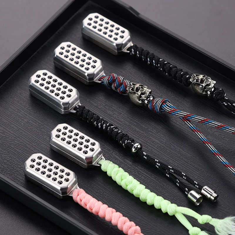 Slider Fidget Dorong Magnetik Gelembung Tekan Mainan Fidget EDC Mainan Pereda Stres Slider Haptic Baja Tahan Karat Menyenangkan Mainan ADHD Mainan Kantor