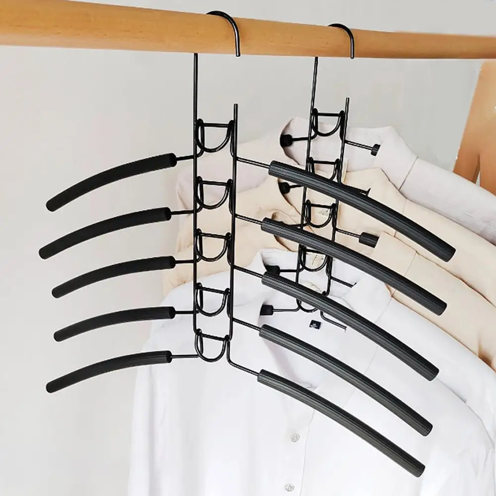 Clothes Hanger Organizer Space-saving Closet Organizers Multi-layer Clothing Hangers for Shirts Dresses Sweaters for Clothes