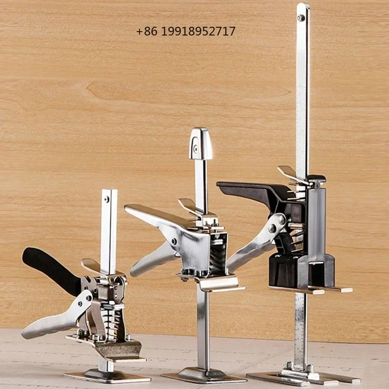 Labor-Saving Arm Stainless Steel Lifter Cabinet Jack Plaster Sheet Use Board Repair Slip Elevator Hand Tool JJ51