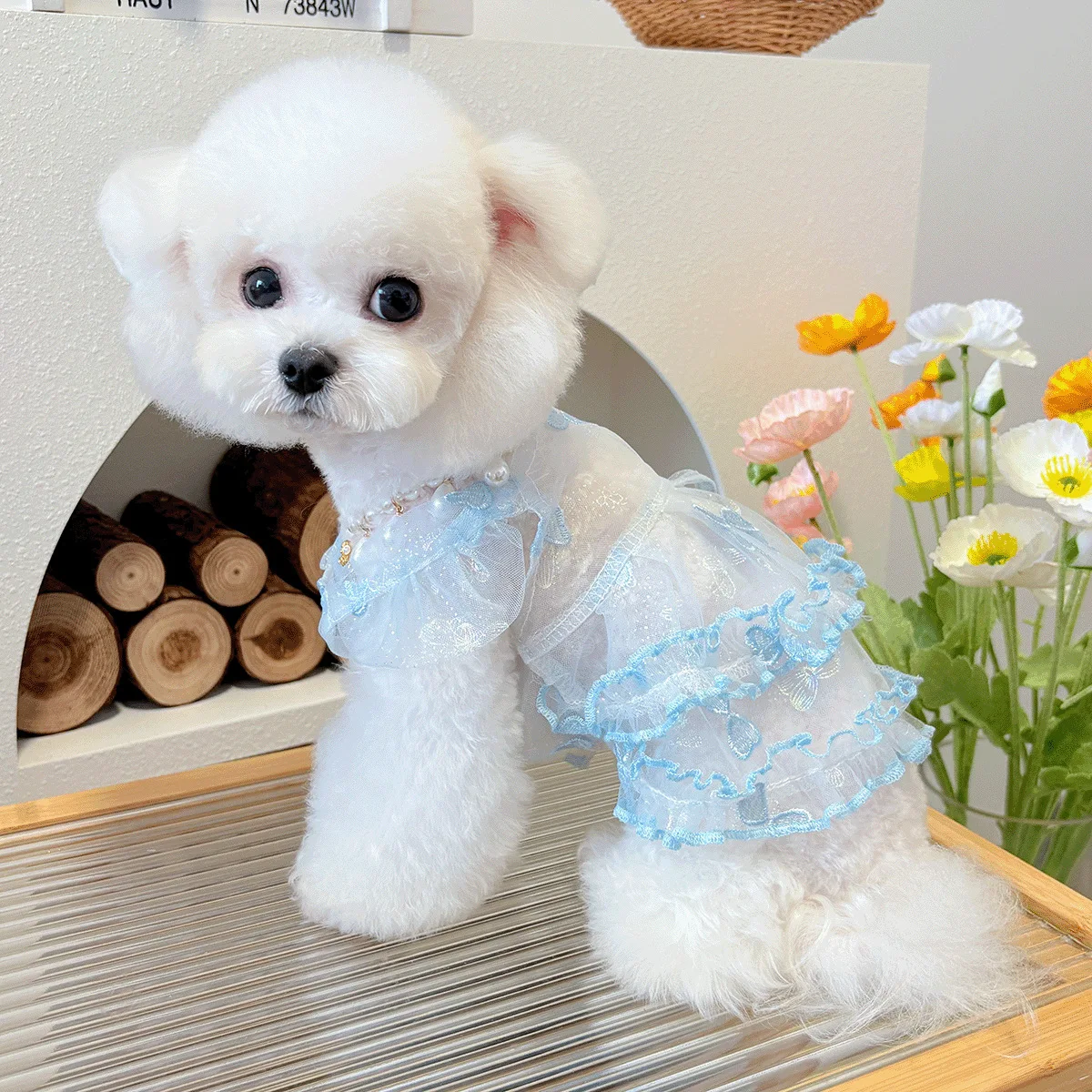 Falda solar con malla para perros y gatos – Transpirable y cómoda - imagen 5