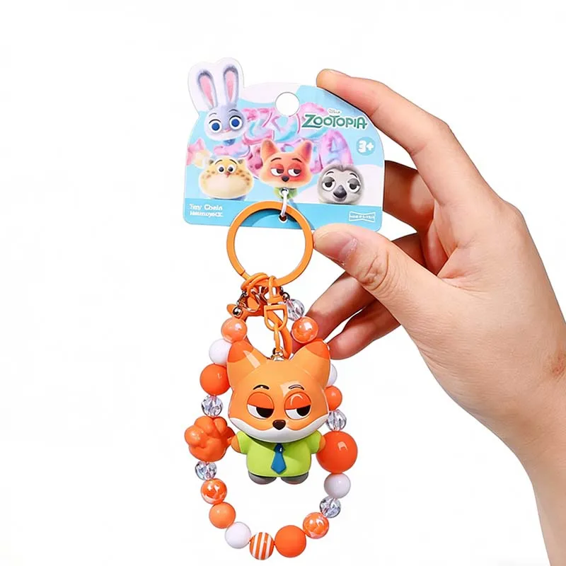 

Disney Zootopia Cute Car Keychain Pendant Judy Hopps Nick Wilde Sloth Benjamin Zootropolis Couple Birthday Gift for Fans